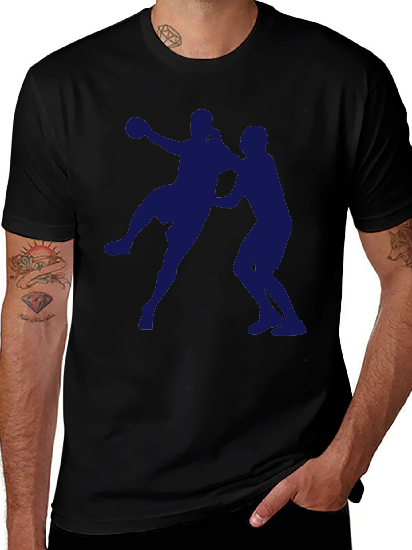Handball Graphic T-Shirt - Sport Silhouette Tee