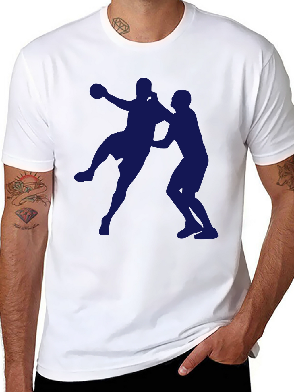 Handball Graphic T-Shirt - Sport Silhouette Tee