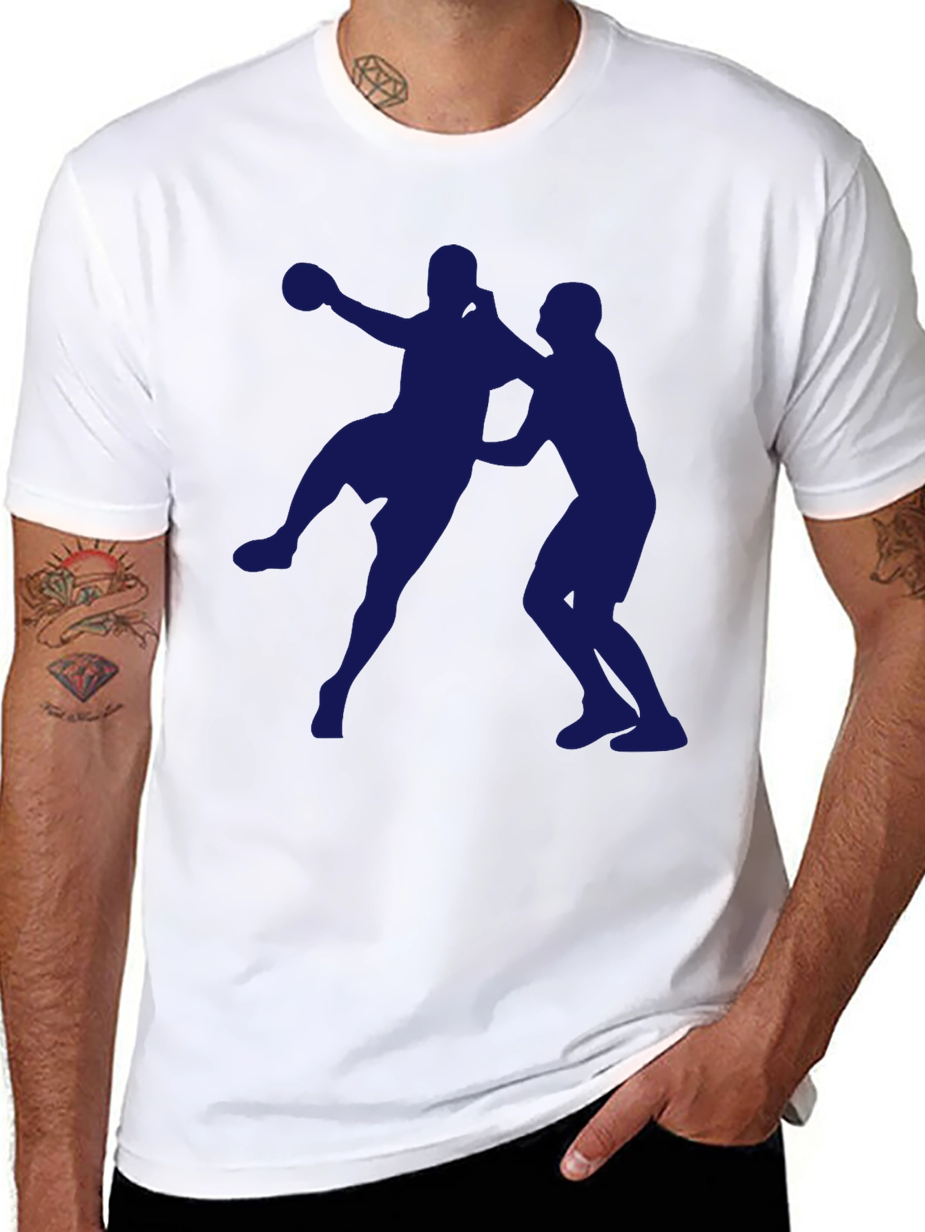 Handball Graphic T-Shirt - Sport Silhouette Tee