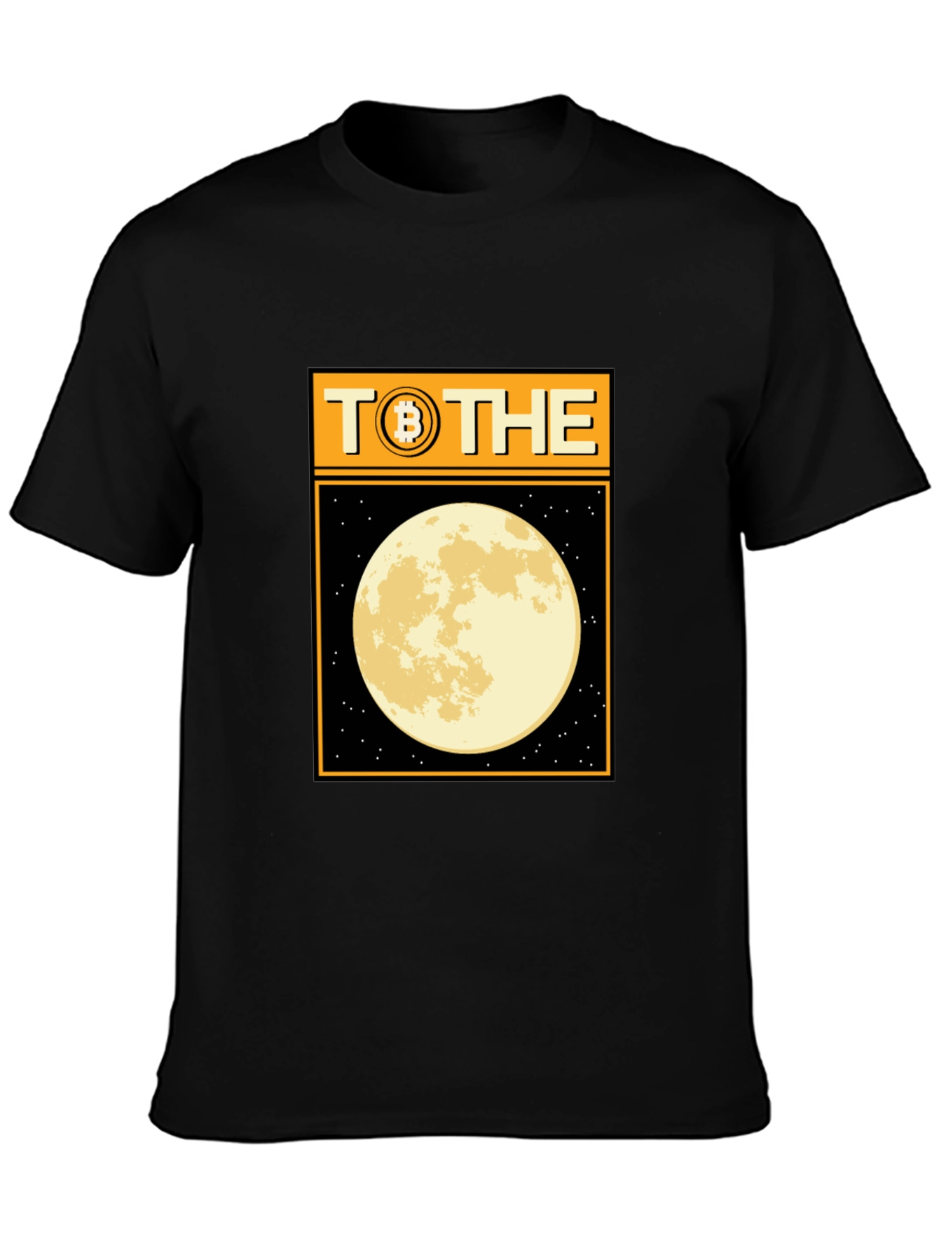 Bitcoin to the Moon Graphic Tee - Crypto HODL T-Shirt