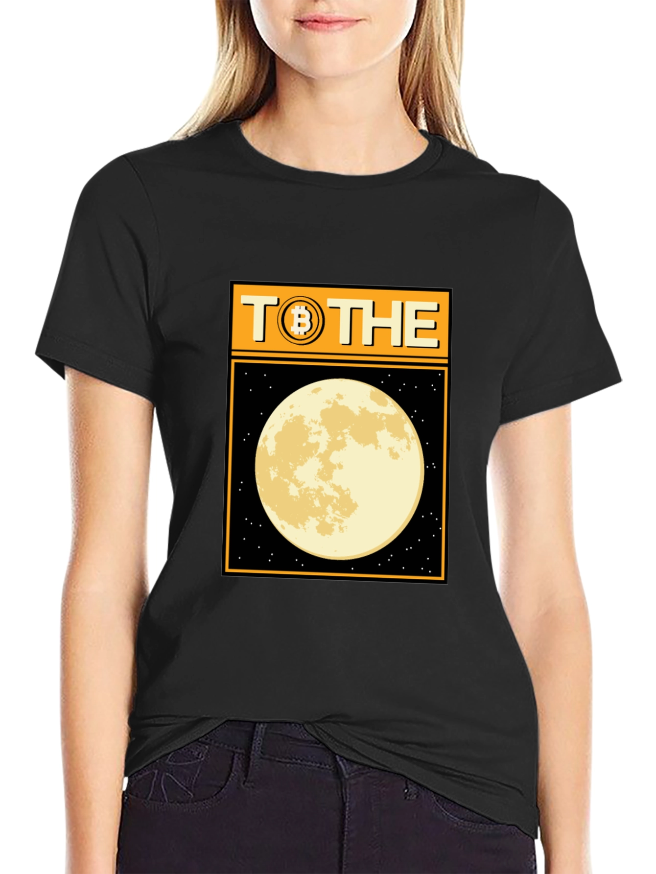 Bitcoin to the Moon Graphic Tee - Crypto HODL T-Shirt