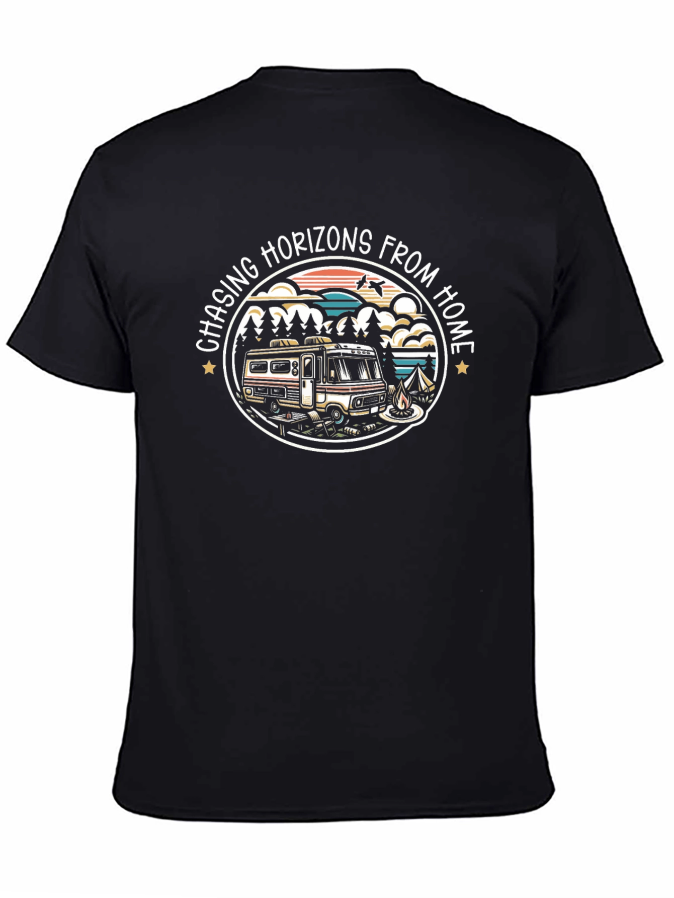 Chasing Horizons RV Camping T-Shirt