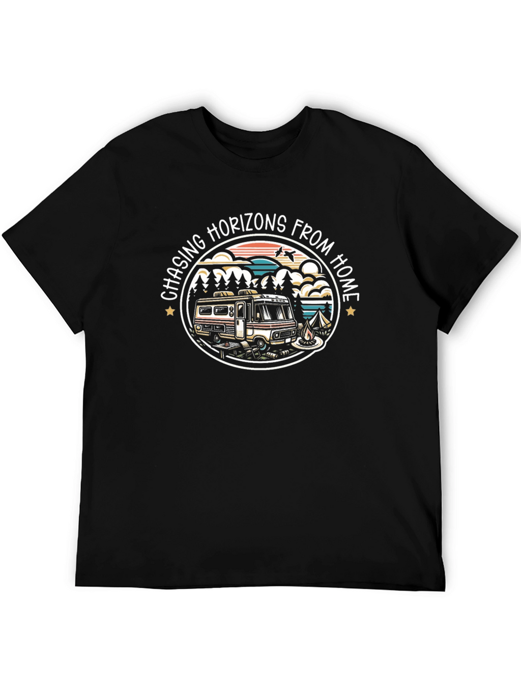 Chasing Horizons RV Camping T-Shirt