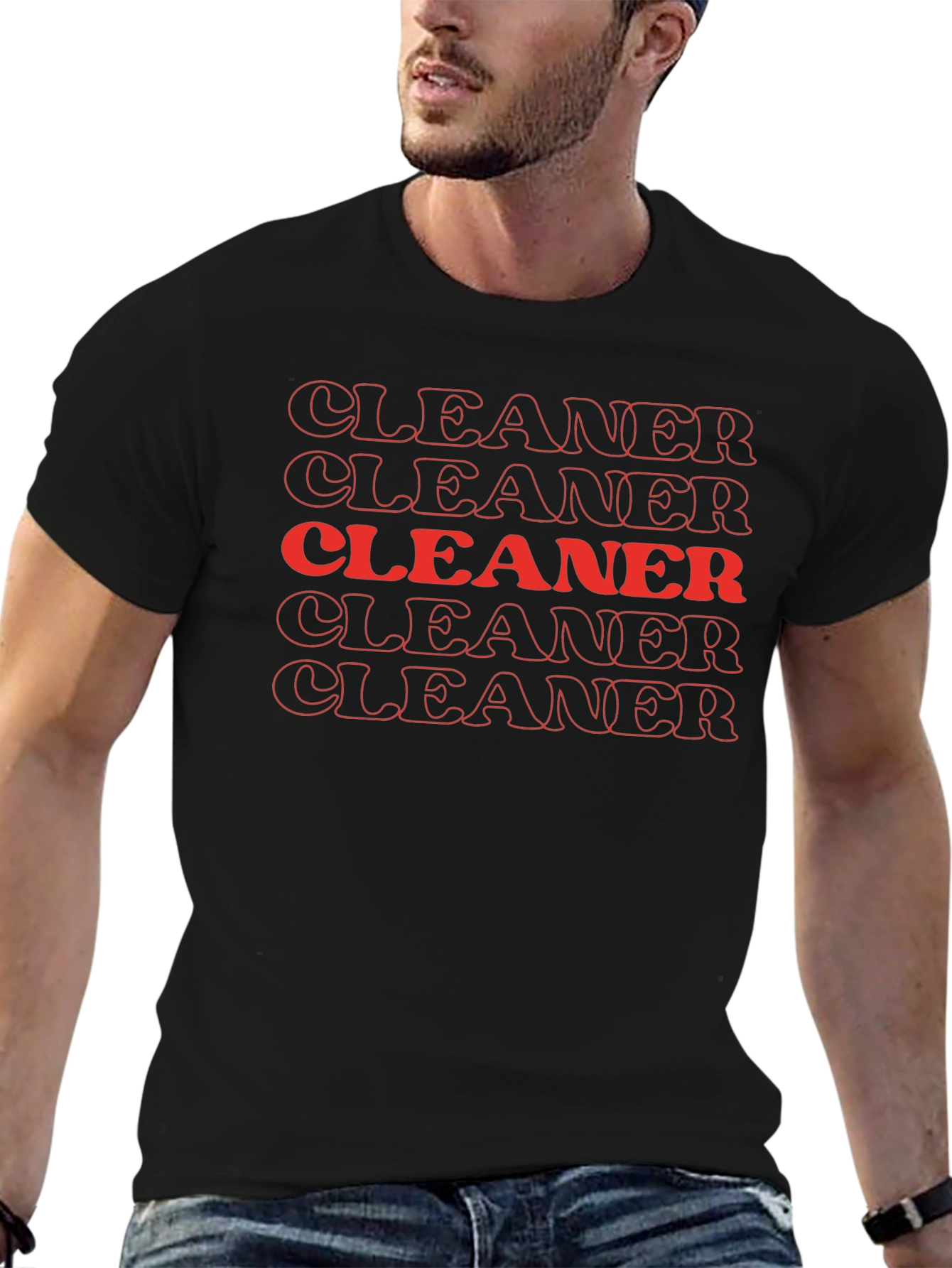 Cleaner Retro Graphic T-Shirt