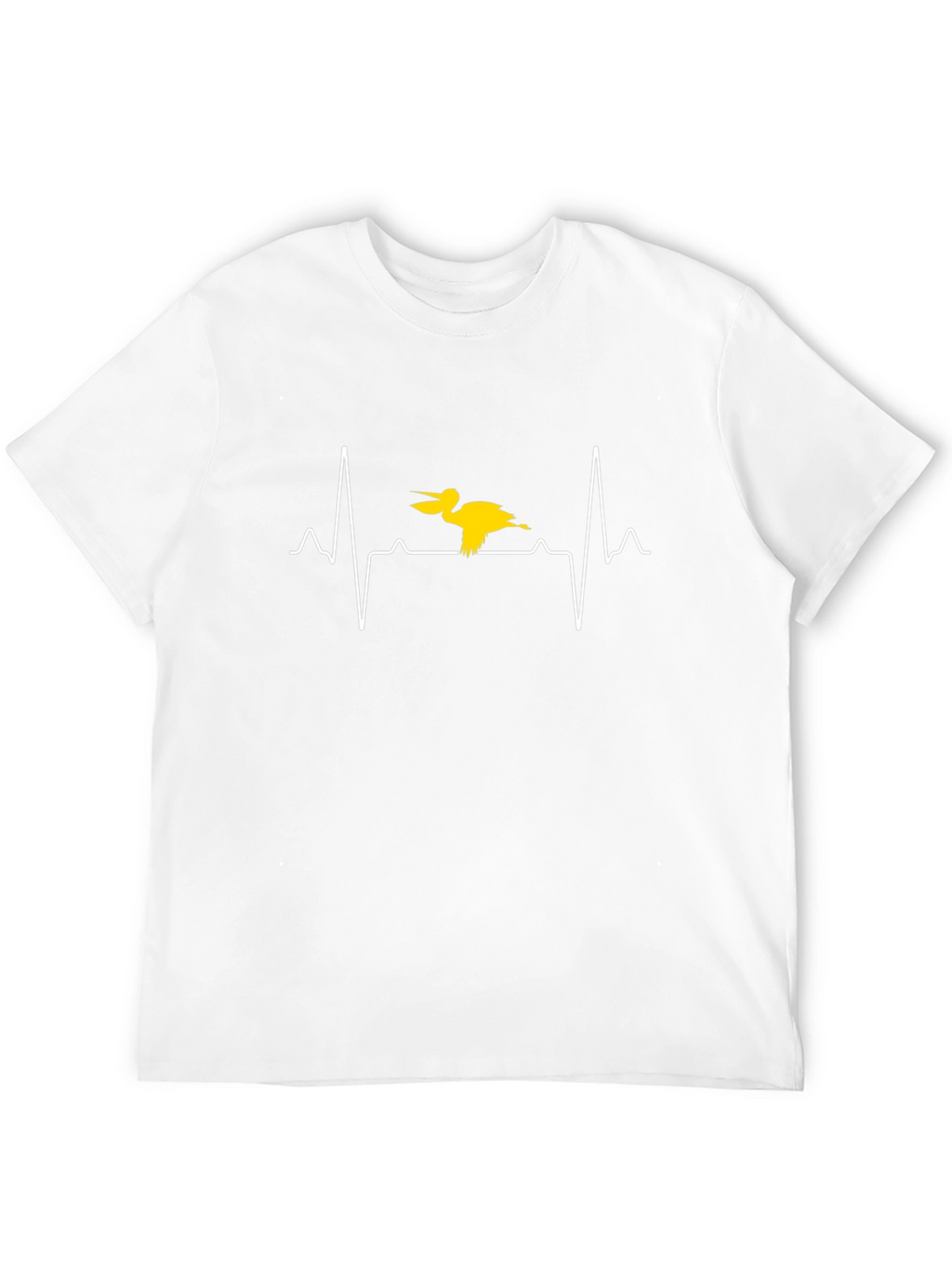 Pelican Heartbeat Graphic T-Shirt - Unique Design