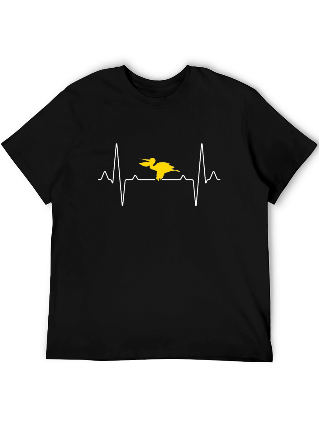 Pelican Heartbeat Graphic T-Shirt - Unique Design