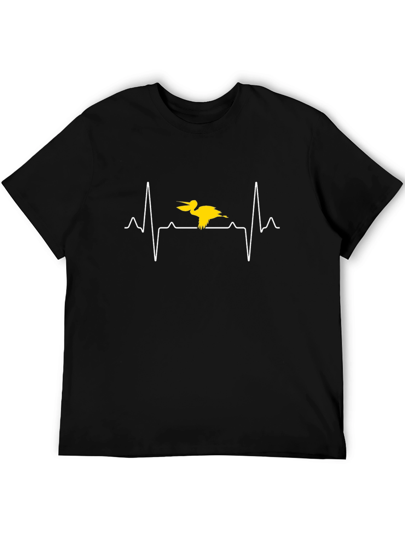 Pelican Heartbeat Graphic T-Shirt - Unique Design