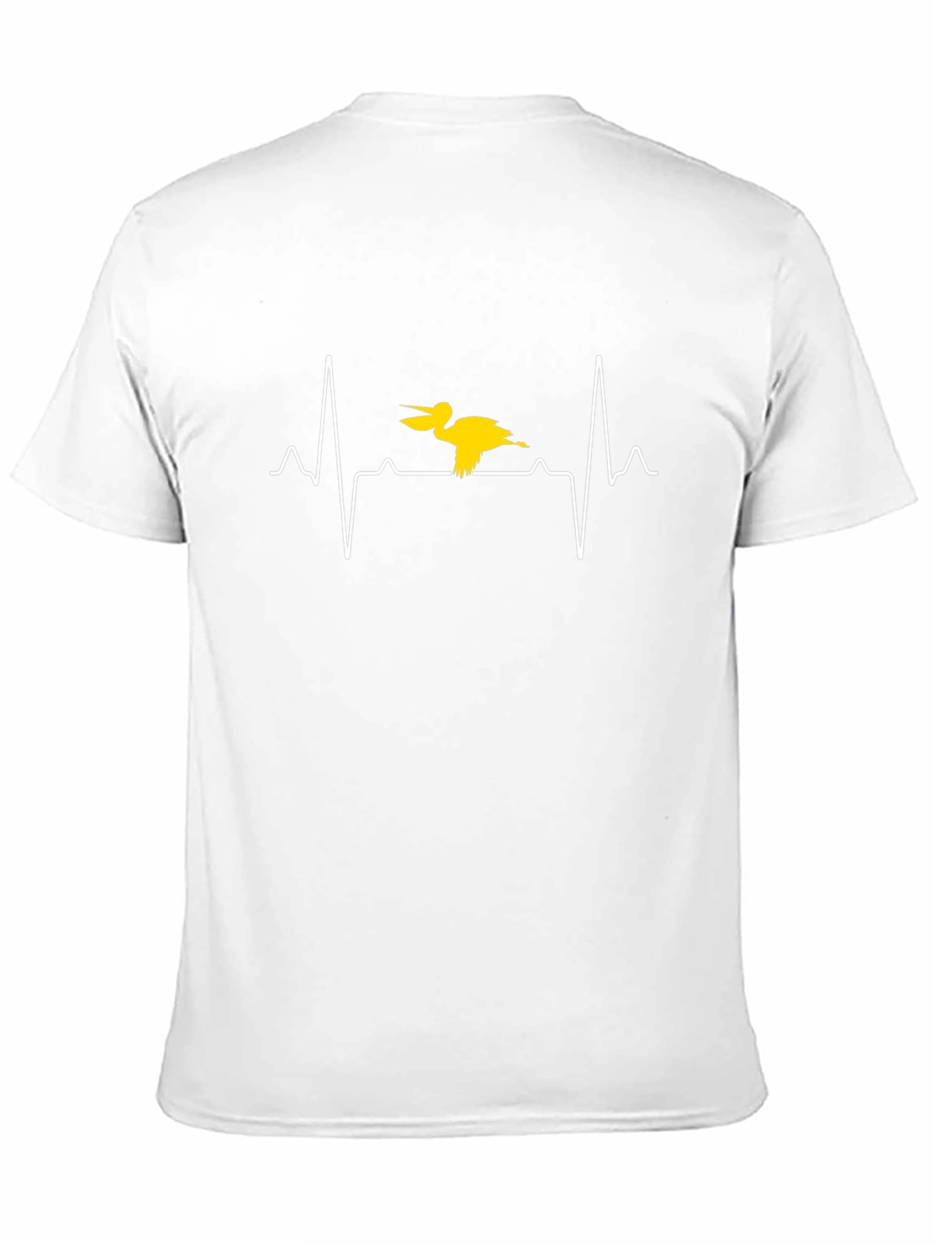 Pelican Heartbeat Graphic T-Shirt - Unique Design