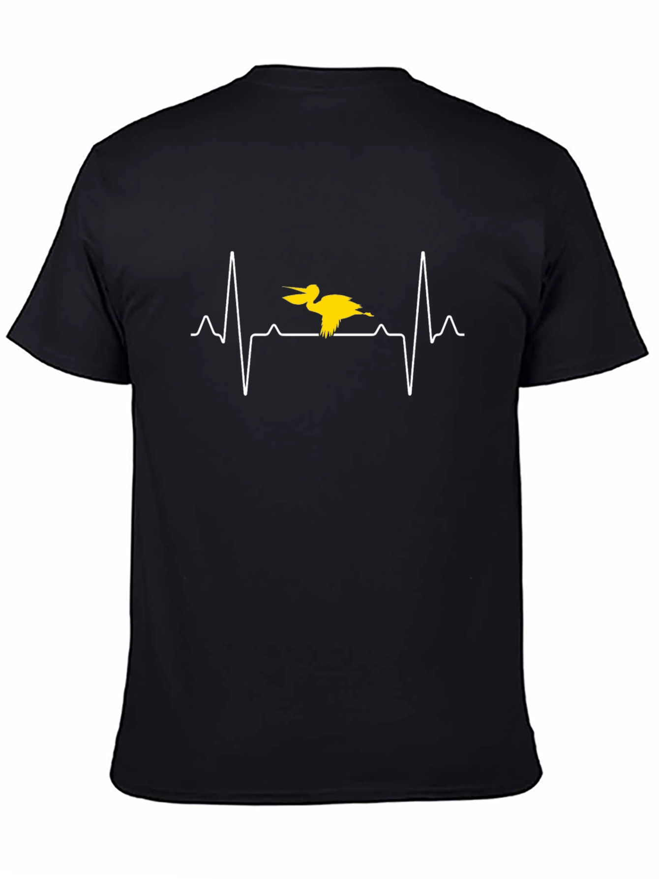 Pelican Heartbeat Graphic T-Shirt - Unique Design