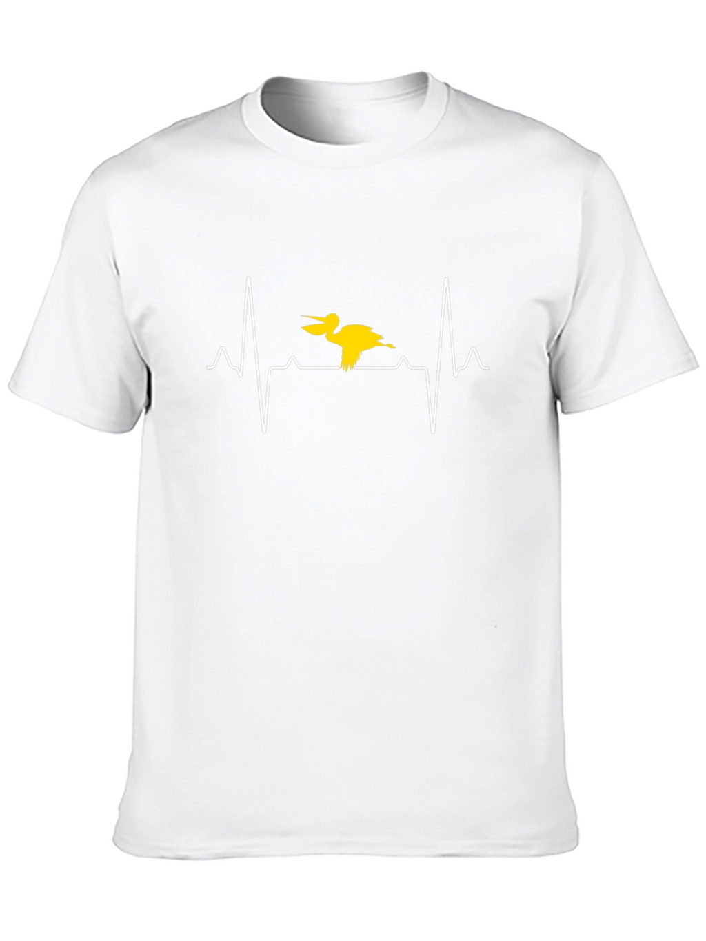 Pelican Heartbeat Graphic T-Shirt - Unique Design