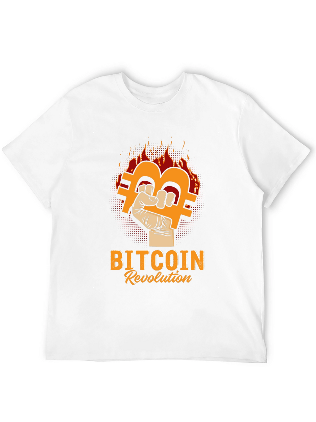 Bitcoin Revolution Graphic Tee - Crypto Apparel