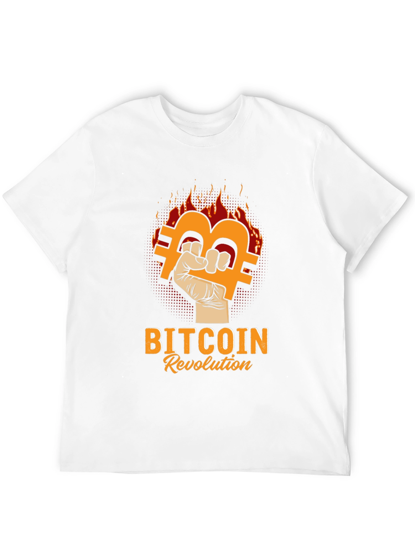 Bitcoin Revolution Graphic Tee - Crypto Apparel