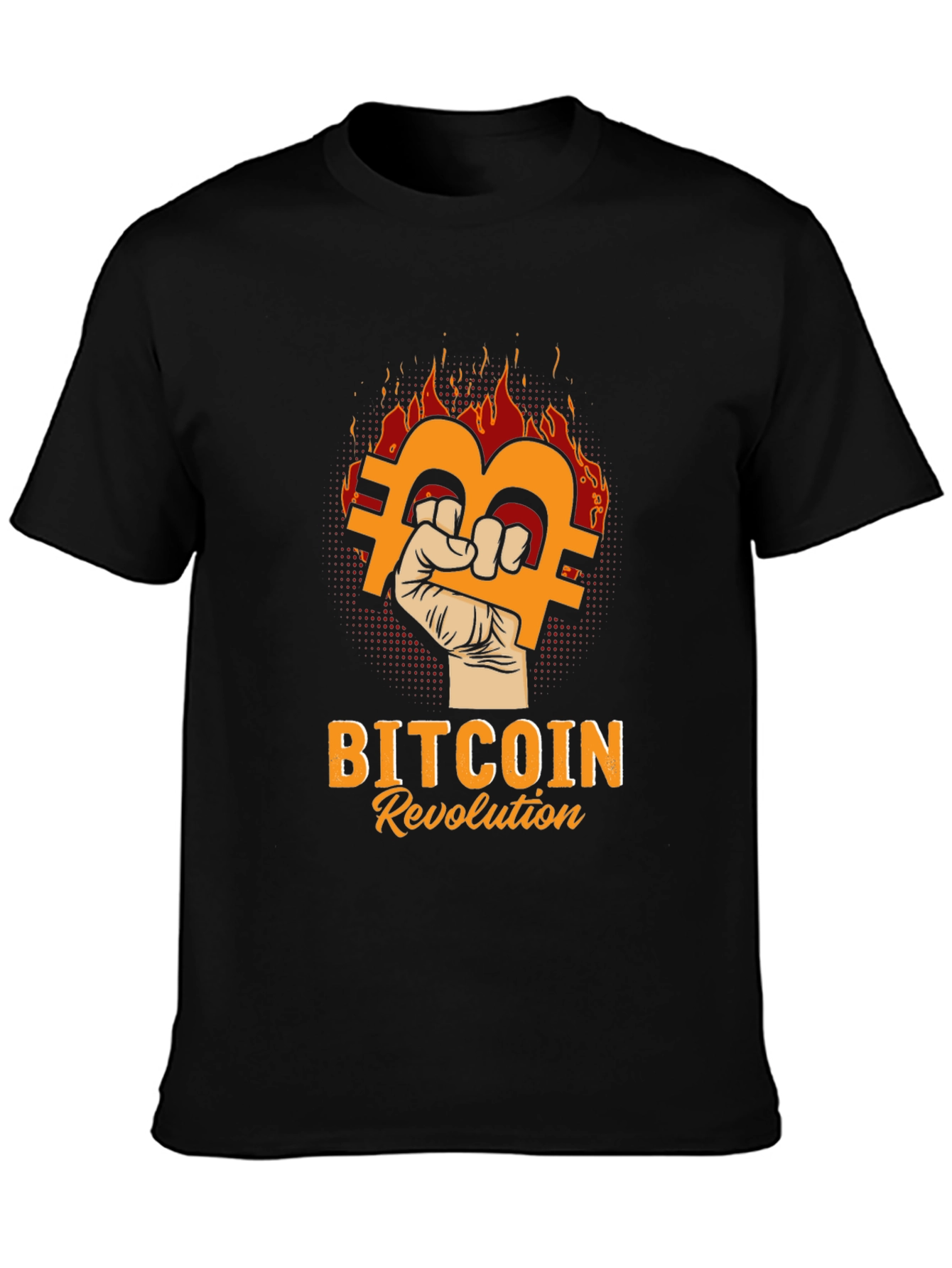 Bitcoin Revolution Graphic Tee - Crypto Apparel