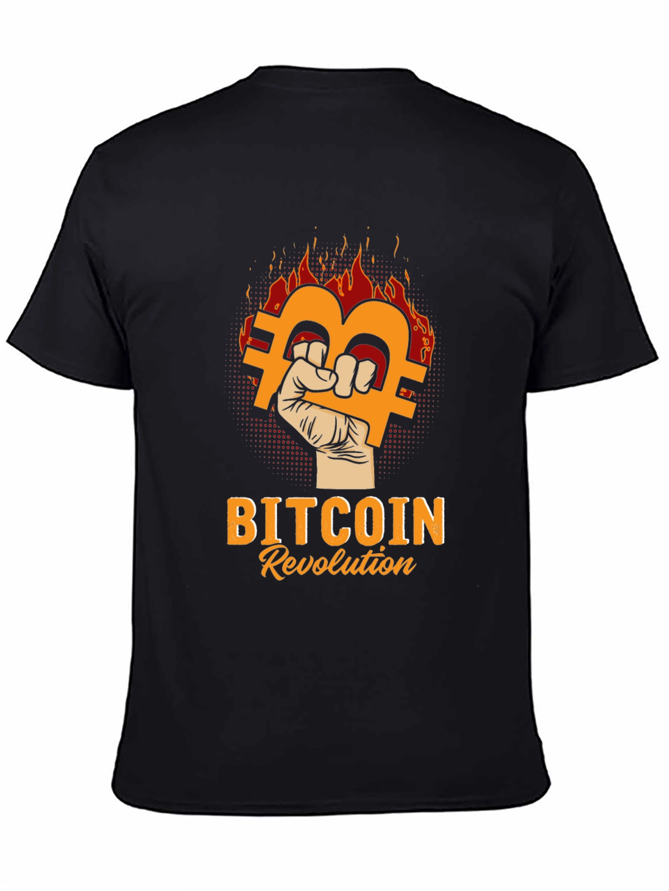 Bitcoin Revolution Graphic Tee - Crypto Apparel