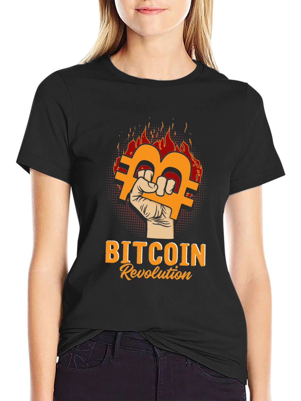 Bitcoin Revolution Graphic Tee - Crypto Apparel