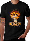 Bitcoin Revolution Graphic Tee - Crypto Apparel