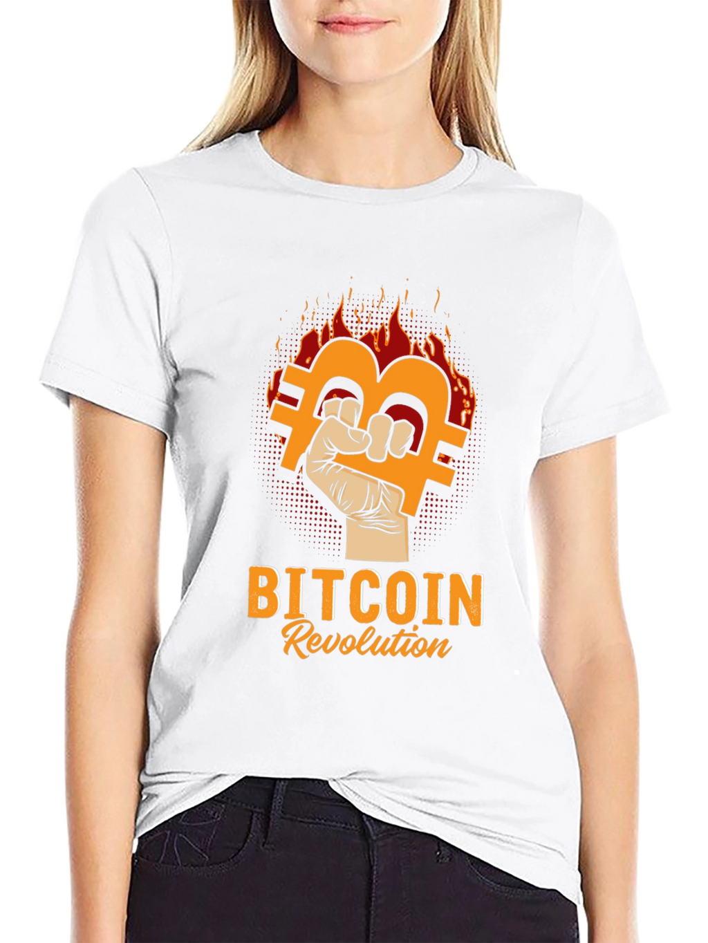 Bitcoin Revolution Graphic Tee - Crypto Apparel