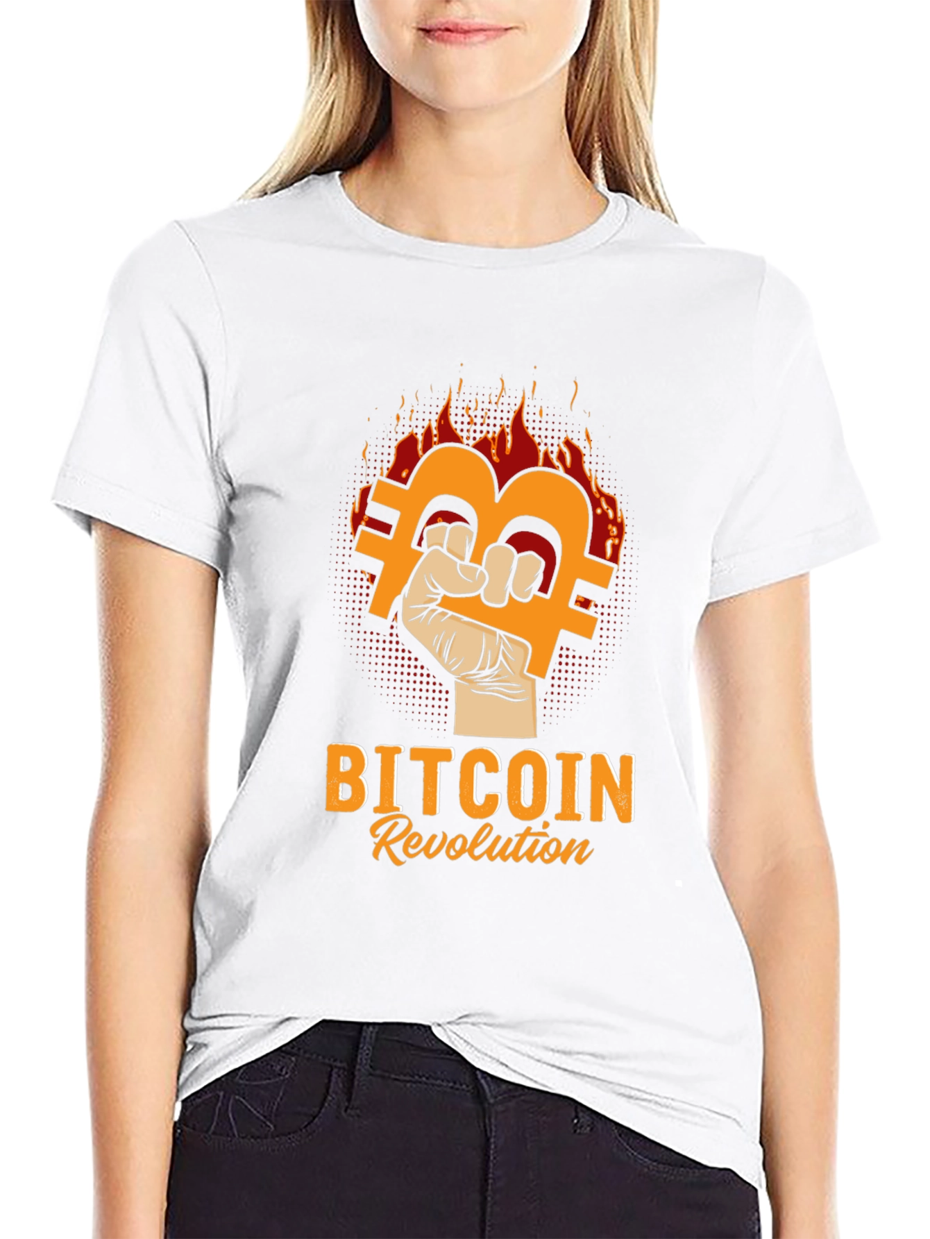 Bitcoin Revolution Graphic Tee - Crypto Apparel