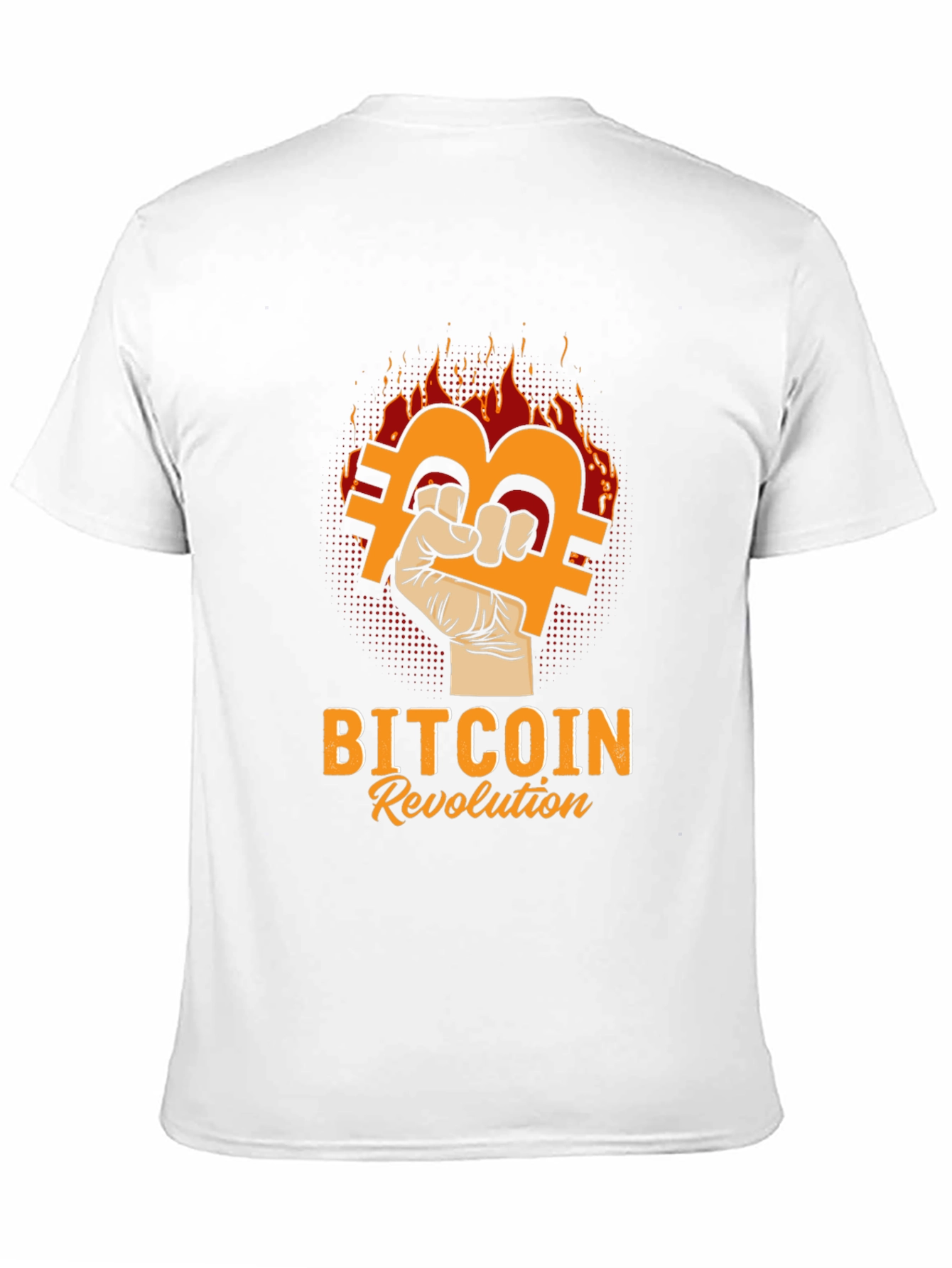 Bitcoin Revolution Graphic Tee - Crypto Apparel