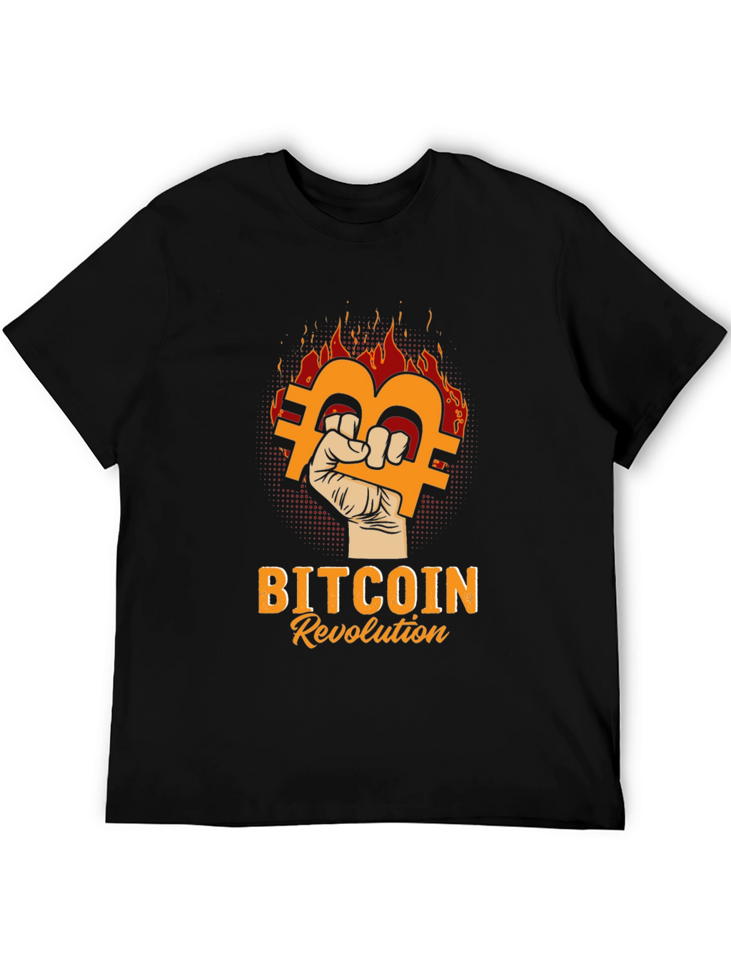 Bitcoin Revolution Graphic Tee - Crypto Apparel