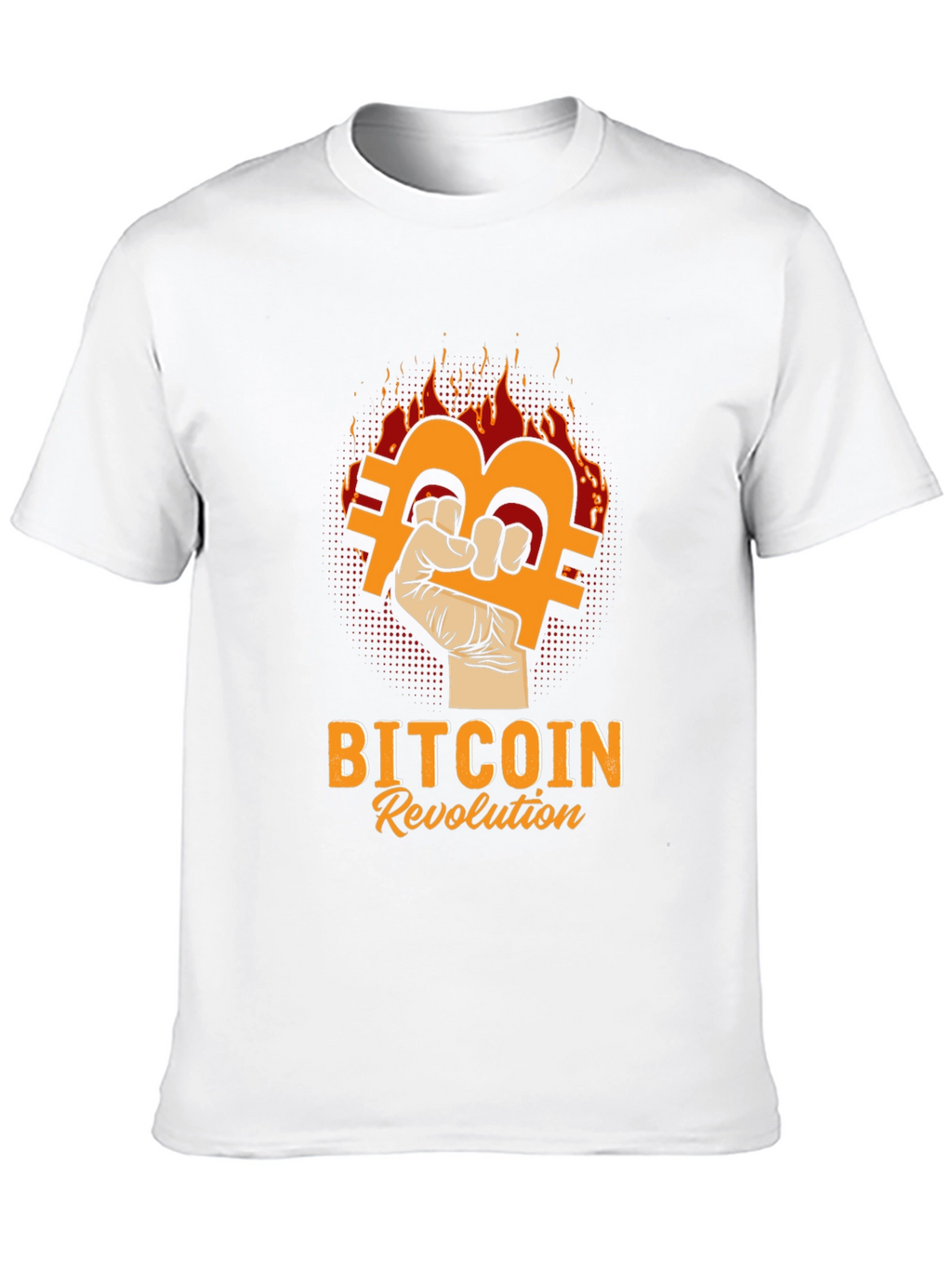 Bitcoin Revolution Graphic Tee - Crypto Apparel