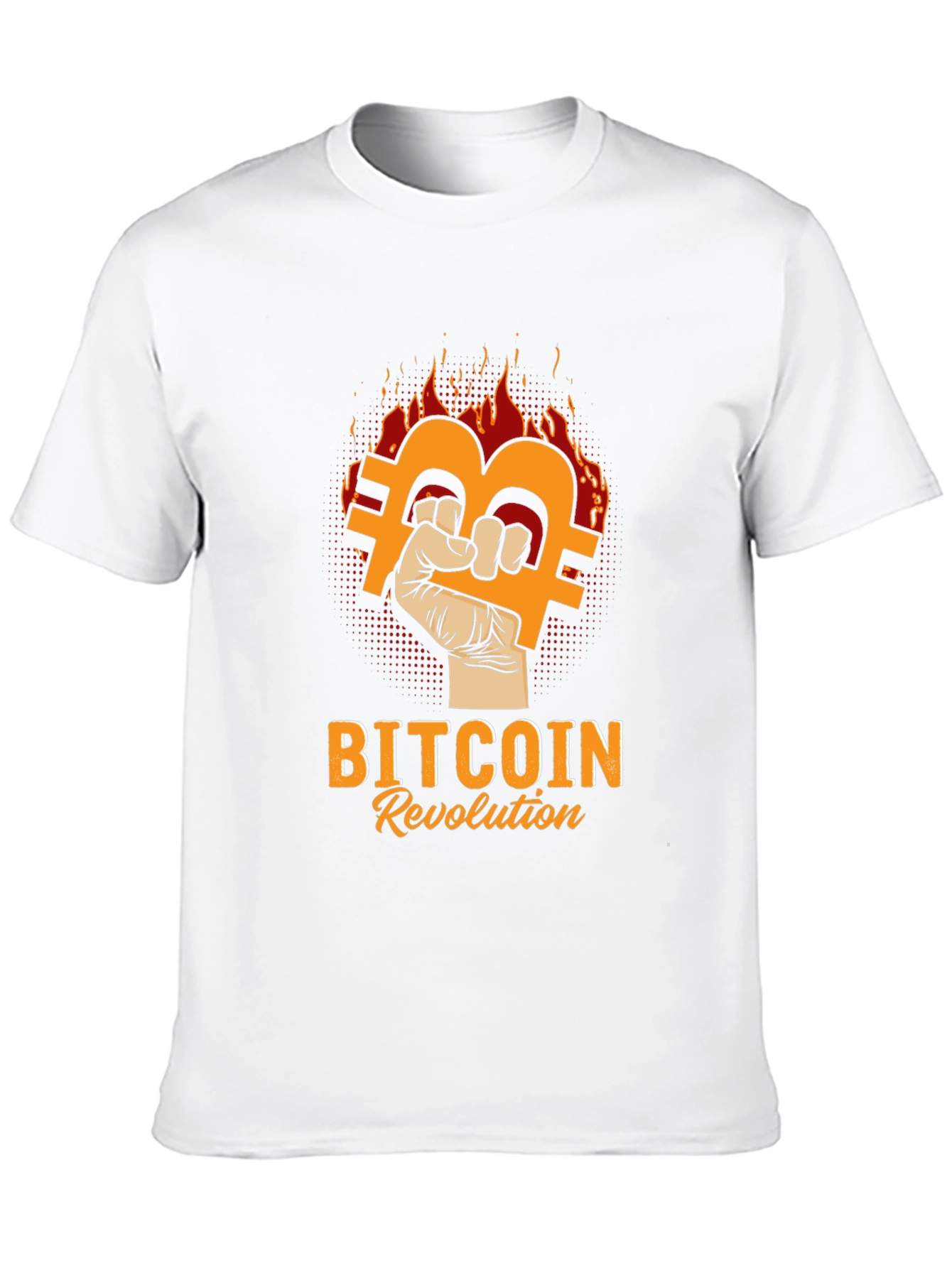 Bitcoin Revolution Graphic Tee - Crypto Apparel