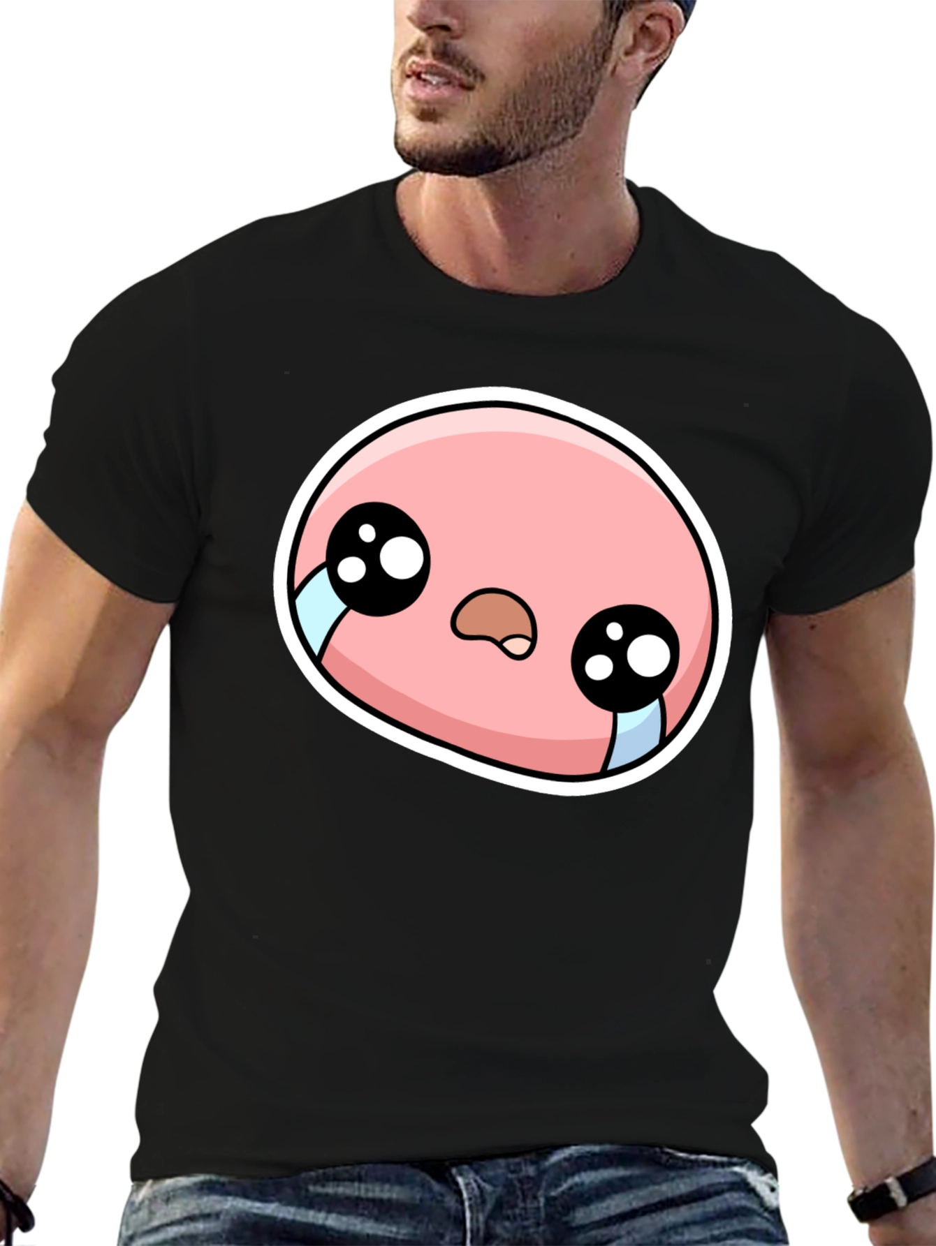 Sad Cartoon Character Graphic Tee