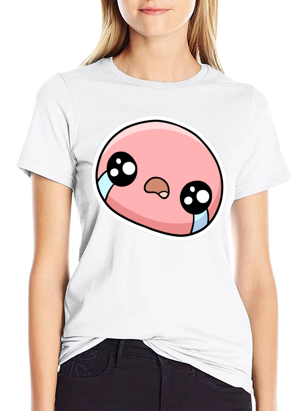 Sad Cartoon Character Graphic Tee