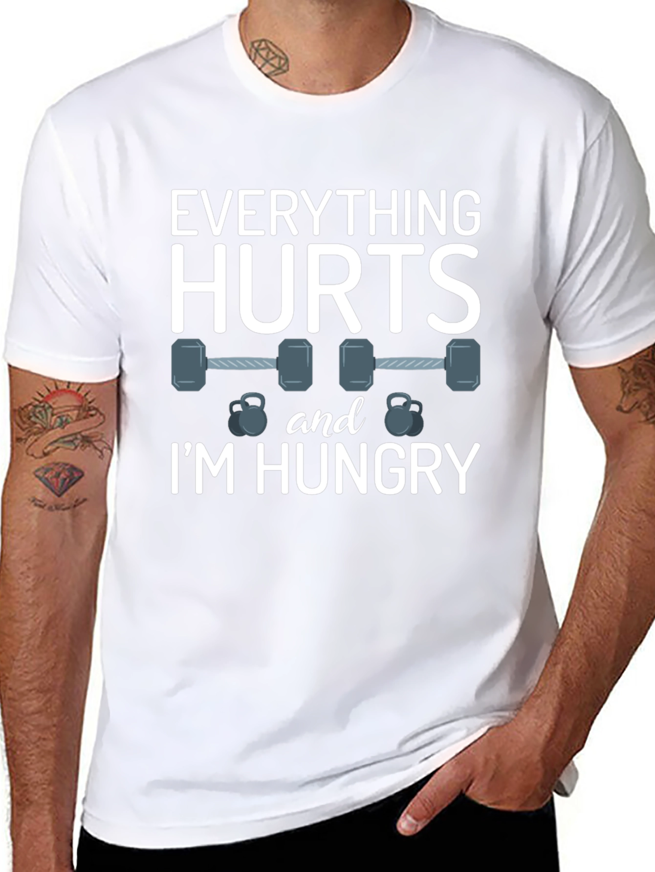 Everything Hurts & Im Hungry Gym T-Shirt