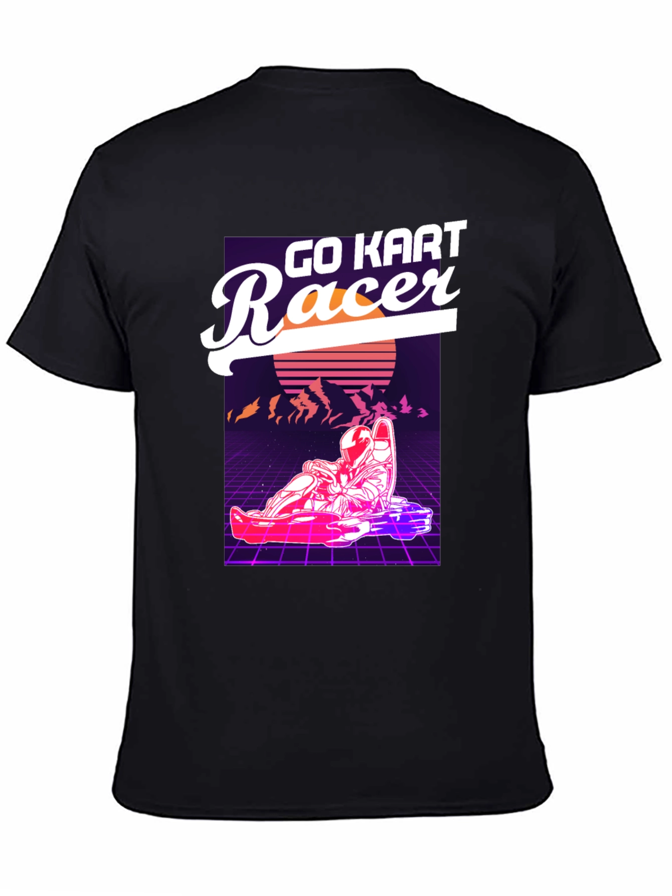 Go Kart Racer Graphic T-Shirt - Retro Design