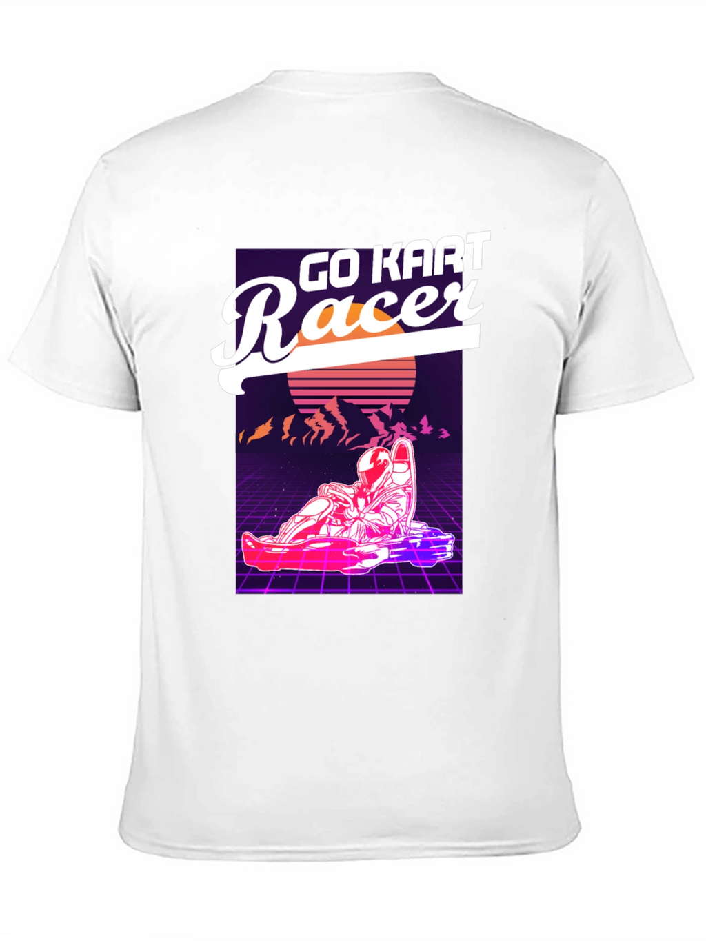 Go Kart Racer Graphic T-Shirt - Retro Design