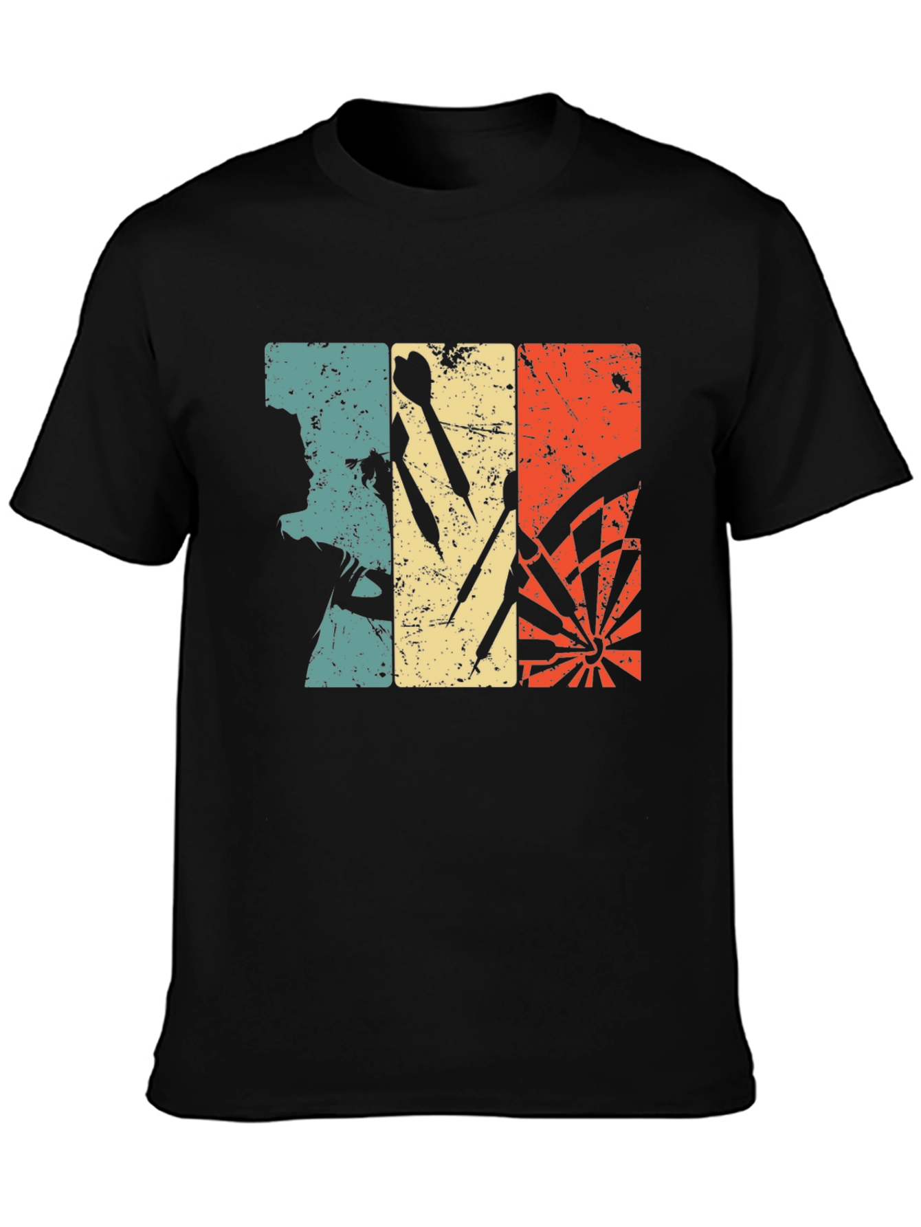 Vintage Dartboard T-Shirt - Classic Retro Design