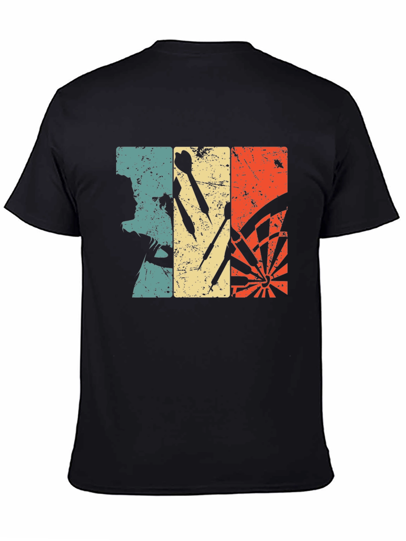 Vintage Dartboard T-Shirt - Classic Retro Design