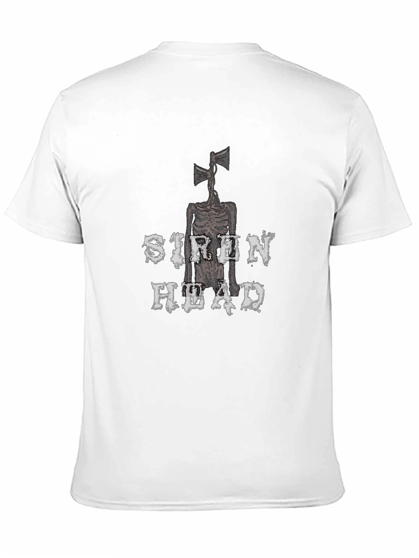 Siren Head Graphic Tee - Black Novelty T-Shirt