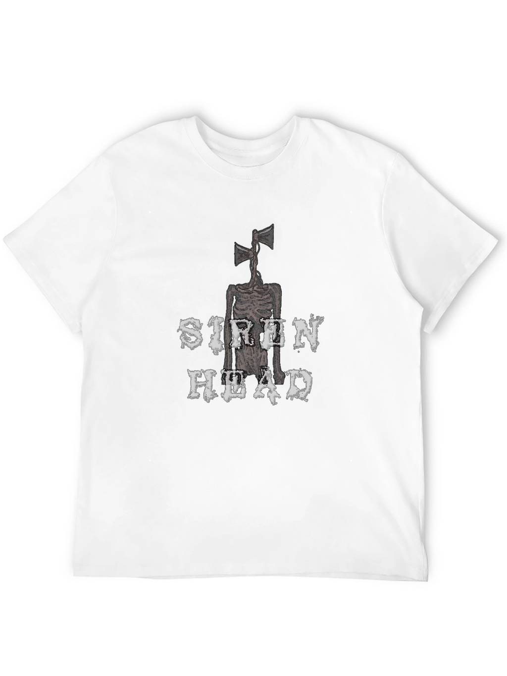 Siren Head Graphic Tee - Black Novelty T-Shirt