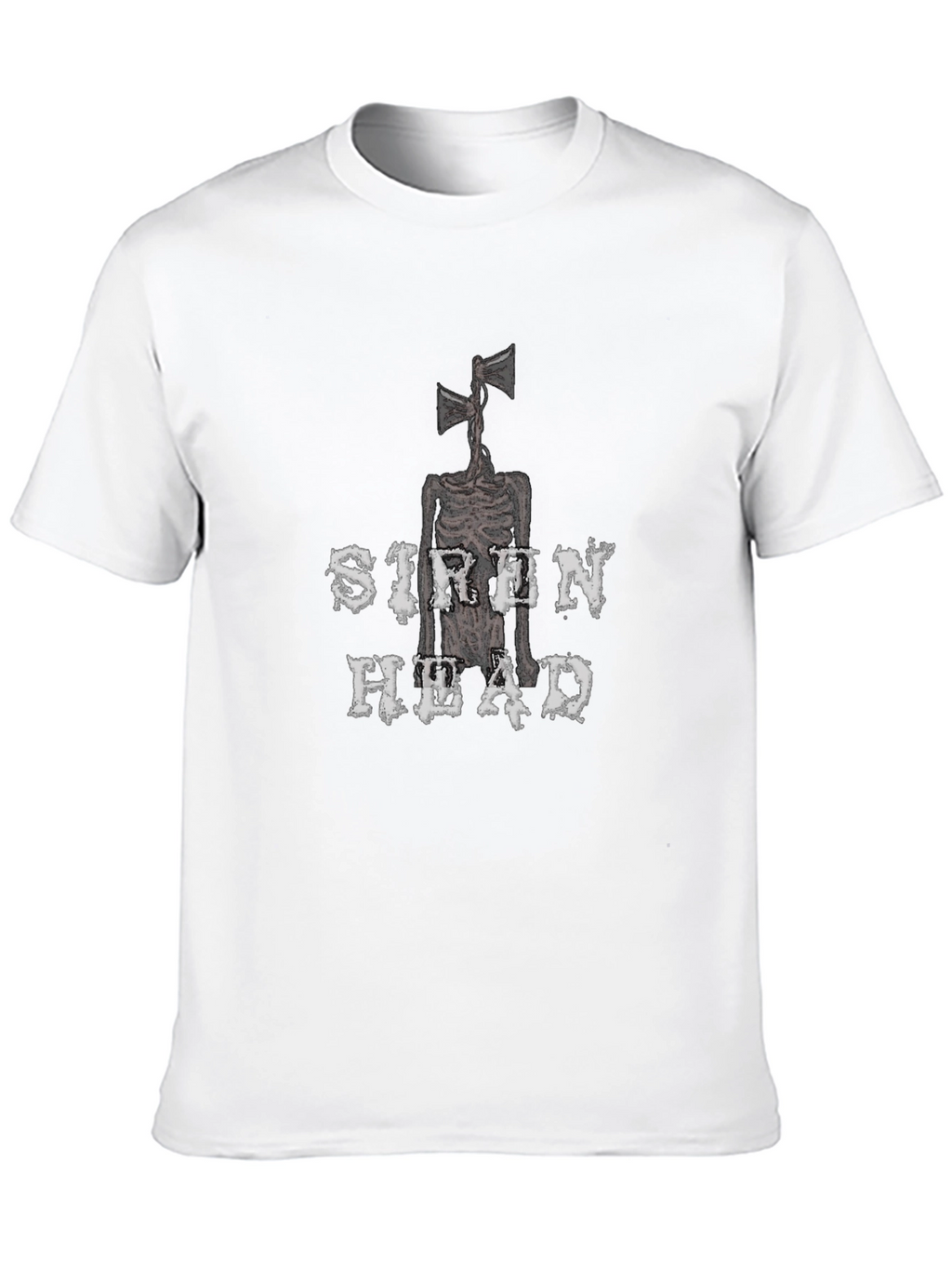 Siren Head Graphic Tee - Black Novelty T-Shirt