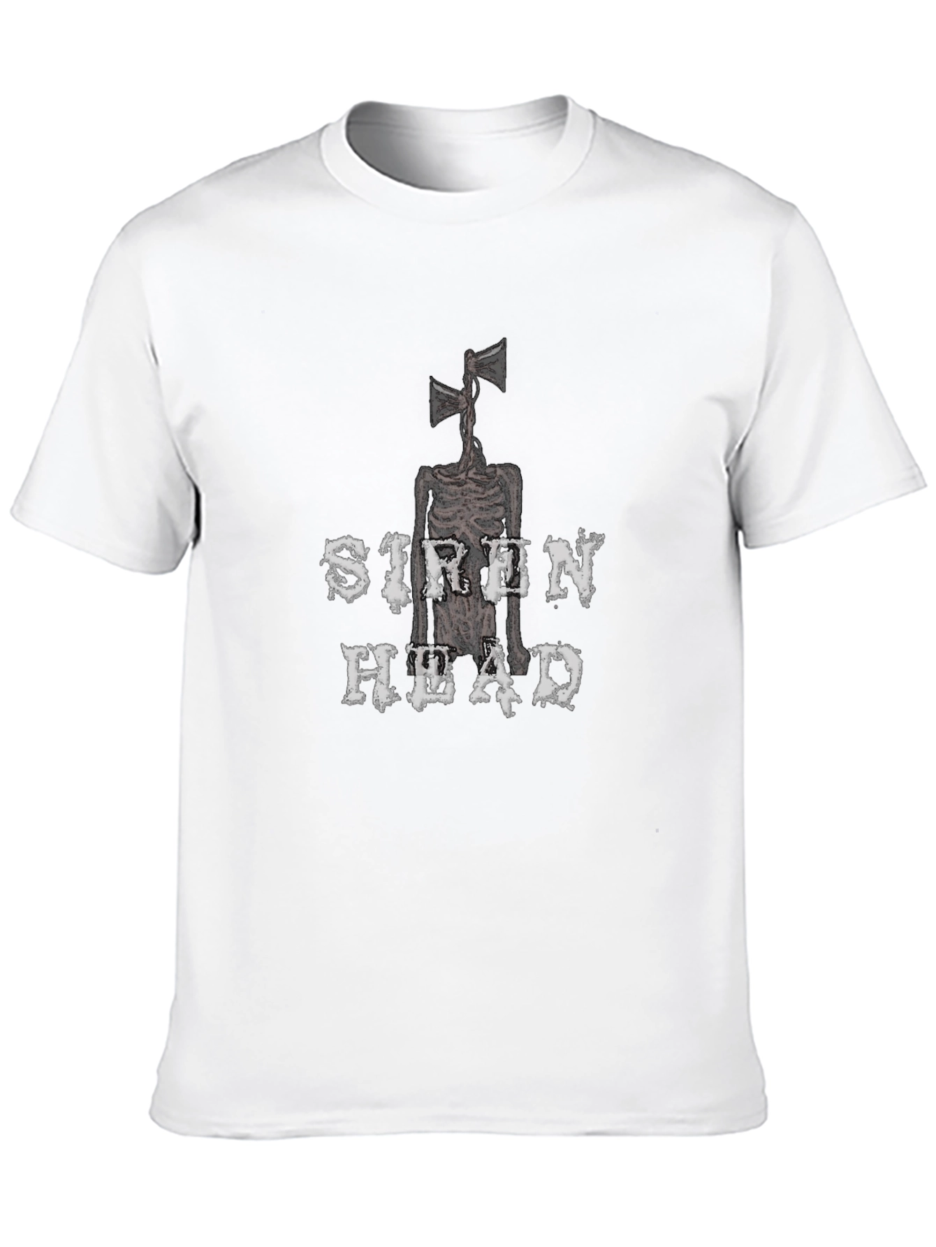Siren Head Graphic Tee - Black Novelty T-Shirt