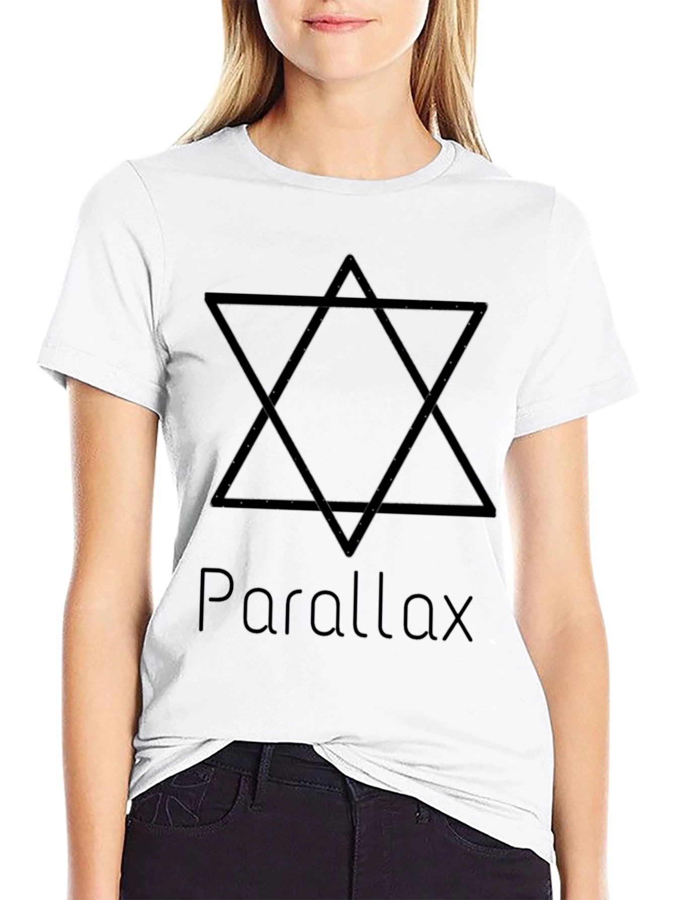 Parallax Star Graphic Black T-Shirt