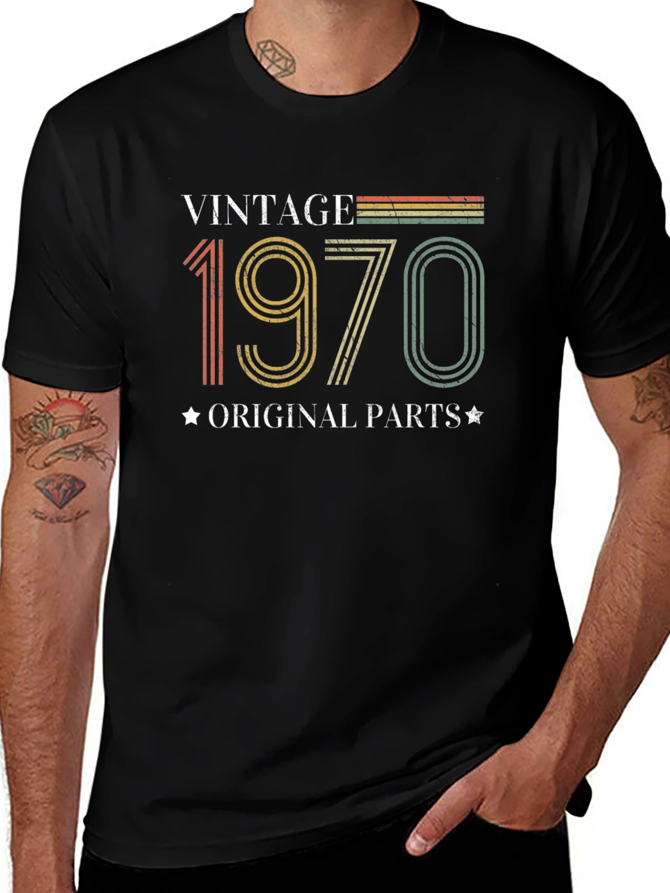 Vintage 1970 Original Parts Graphic T-Shirt