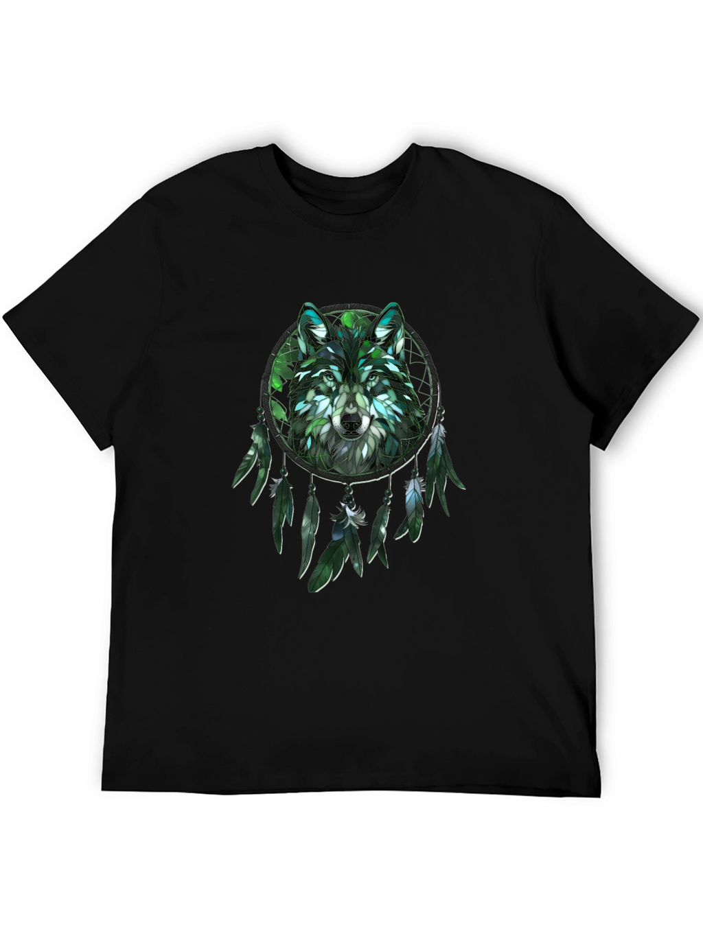 Wolf Dreamcatcher Graphic T-Shirt