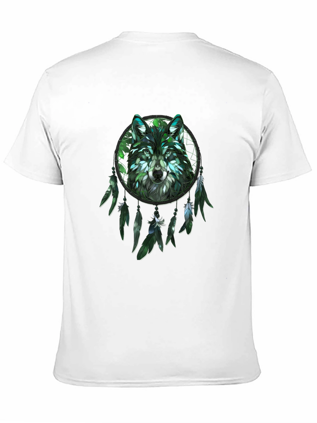 Wolf Dreamcatcher Graphic T-Shirt