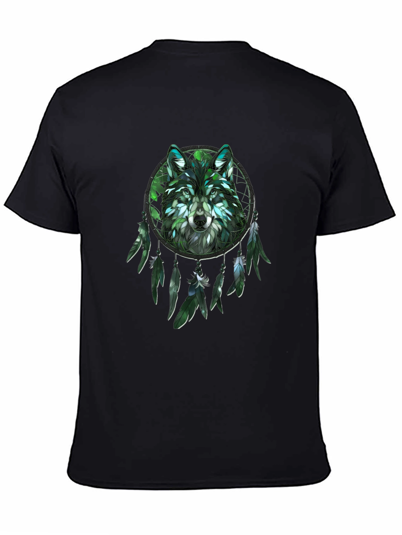 Wolf Dreamcatcher Graphic T-Shirt