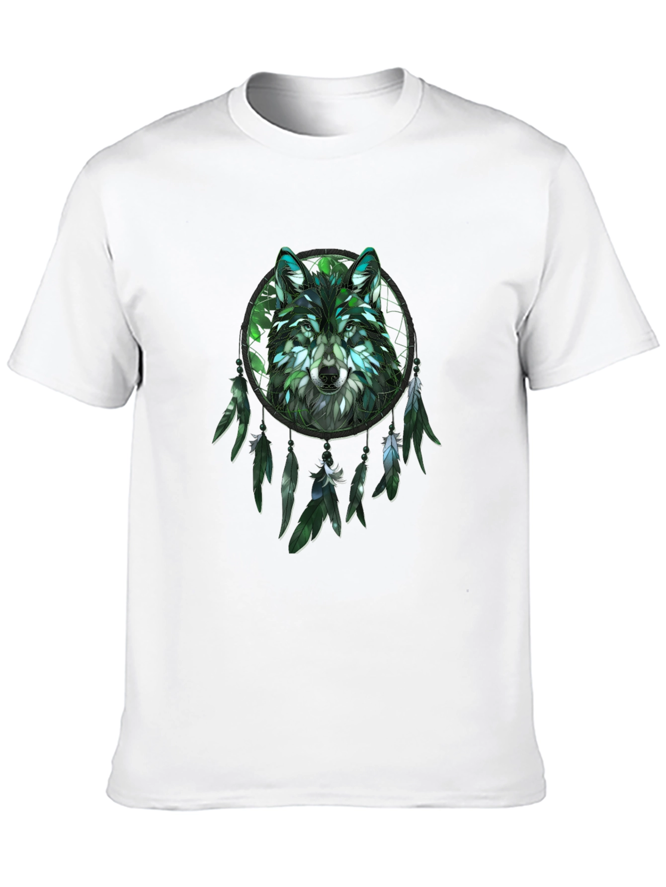 Wolf Dreamcatcher Graphic T-Shirt