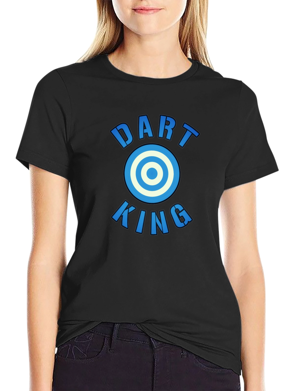 Dart King Graphic T-Shirt - Casual Cotton Tee