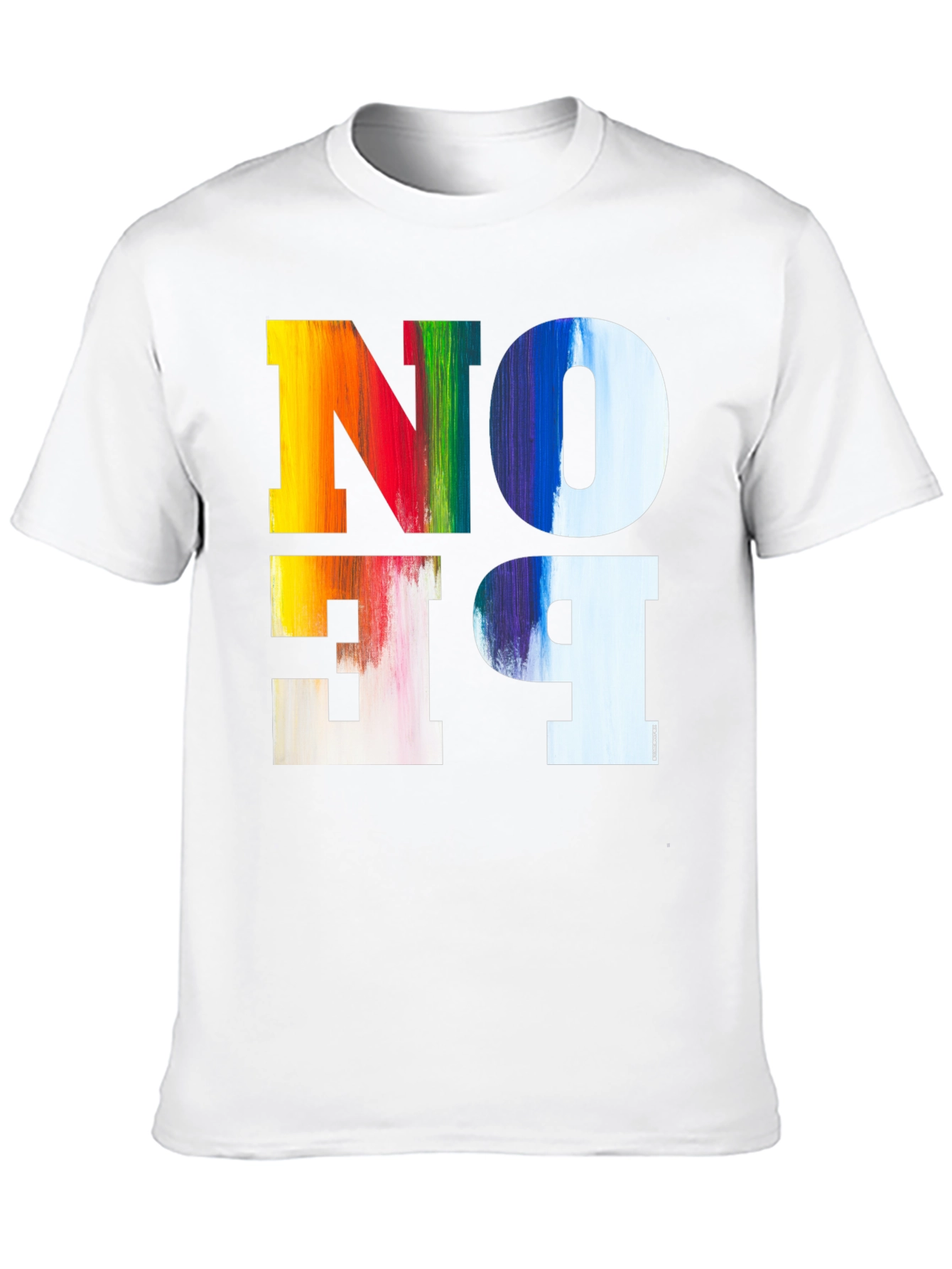 Colorful No Be T-Shirt