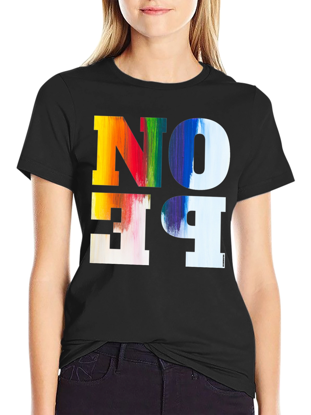 Colorful No Be T-Shirt