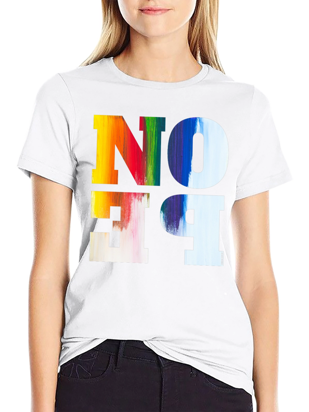 Colorful No Be T-Shirt