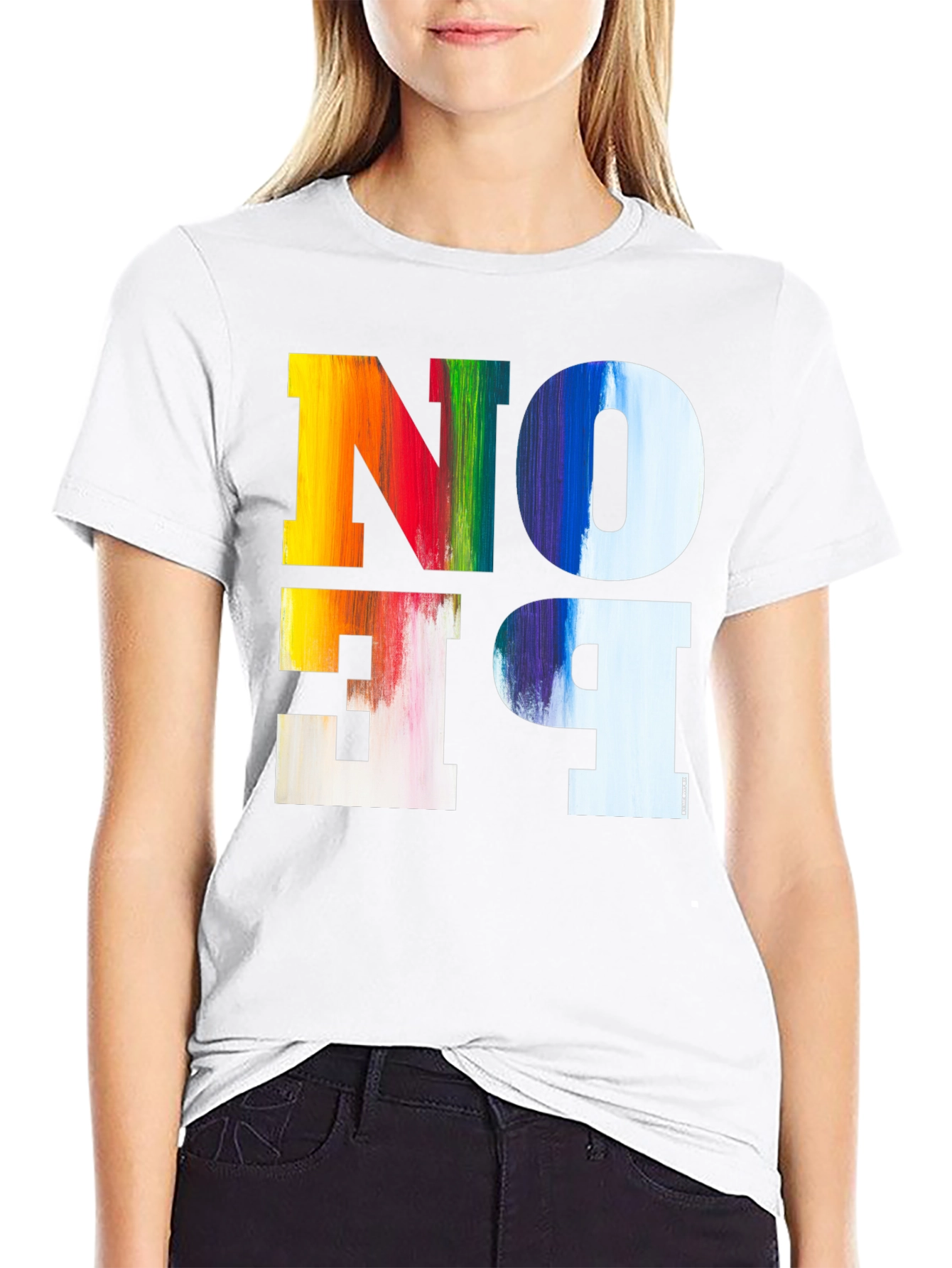 Colorful No Be T-Shirt