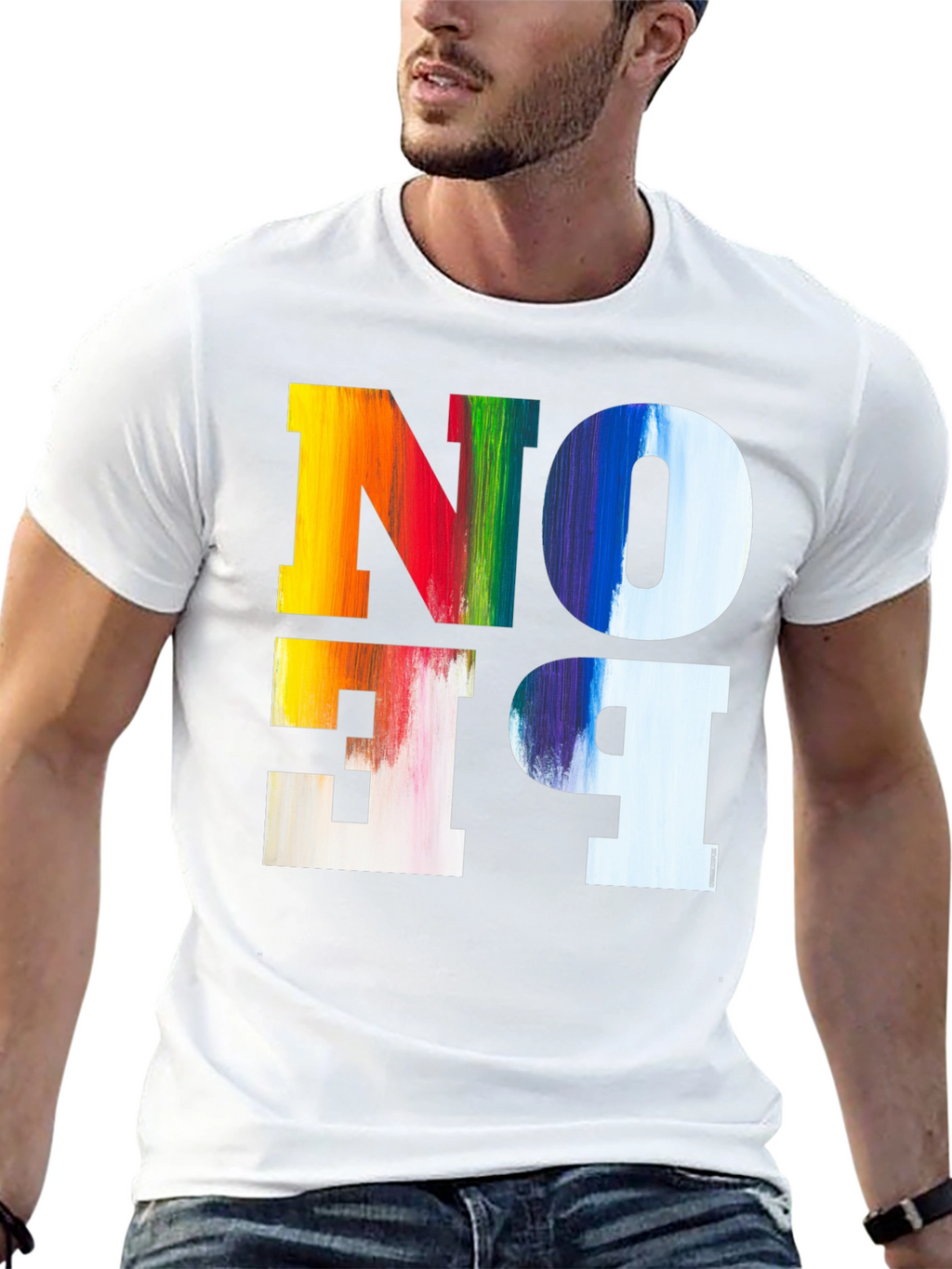 Colorful No Be T-Shirt