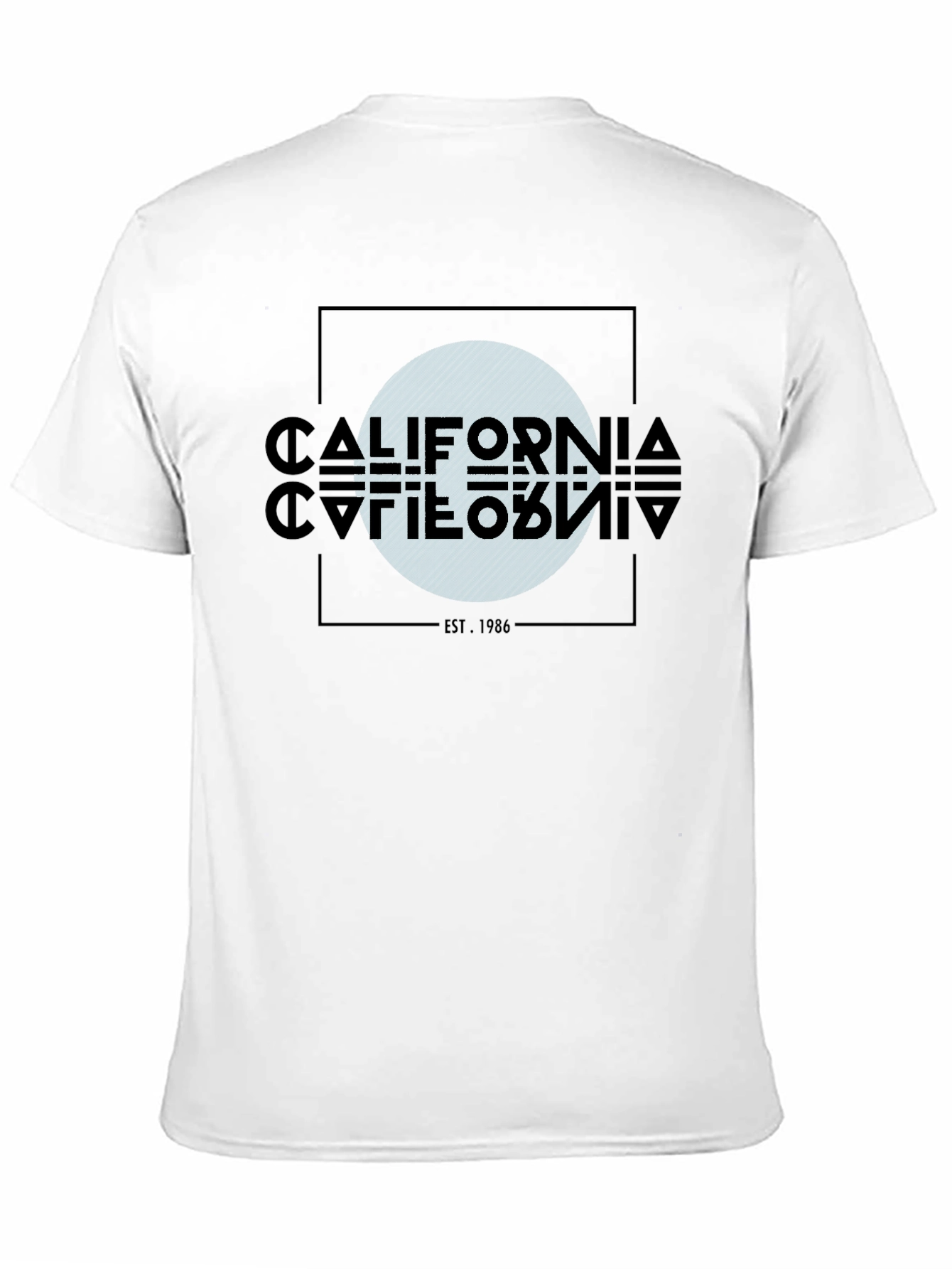 California Est. 1986 Graphic Tee - Modern Design